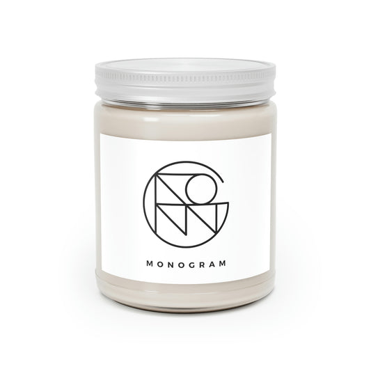 Candle with Design 9oz