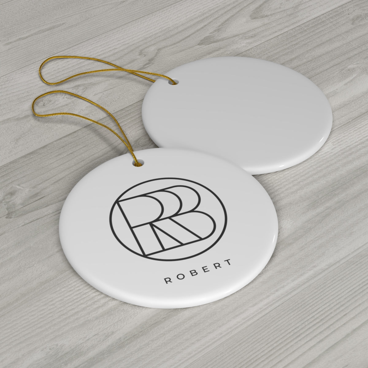 Ceramic Ornaments with Design