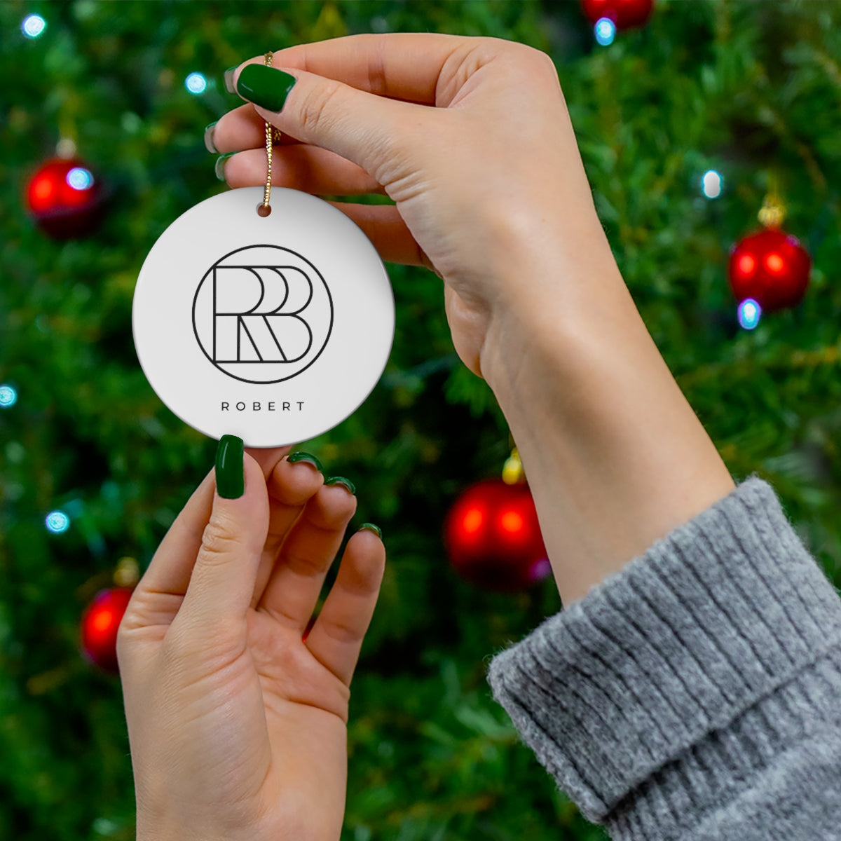 Ceramic Ornaments with Design