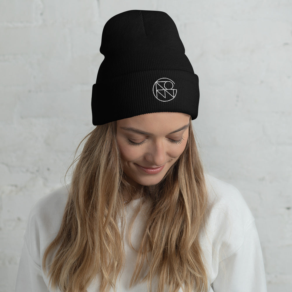 Cuffed Beanie with Design