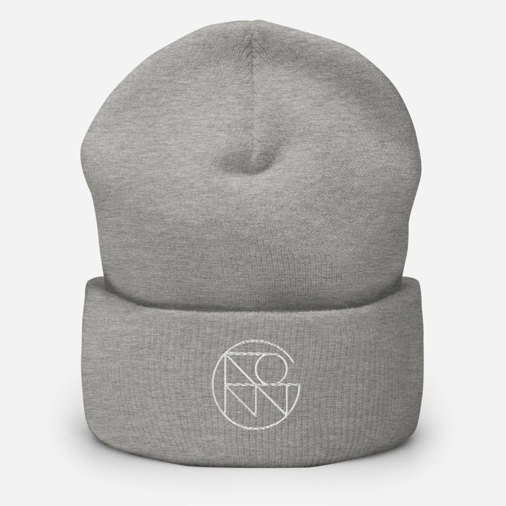 Cuffed Beanie with Design