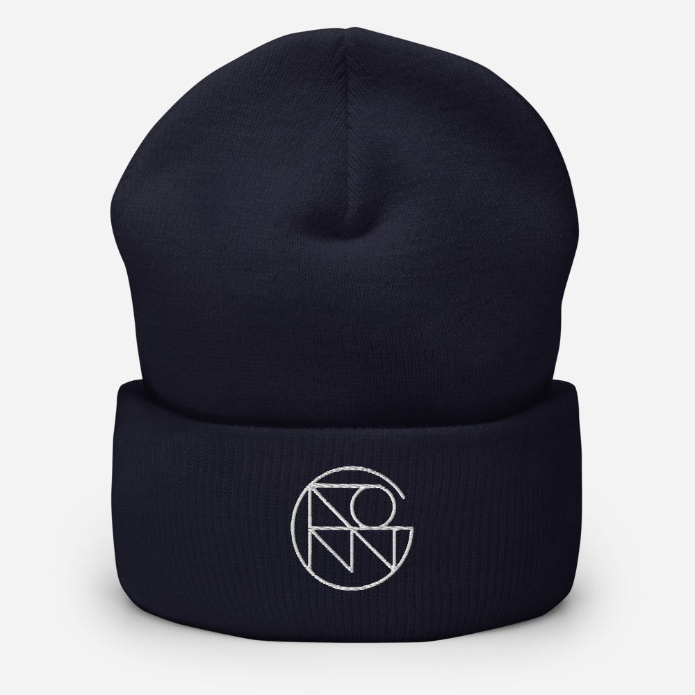 Cuffed Beanie with Design