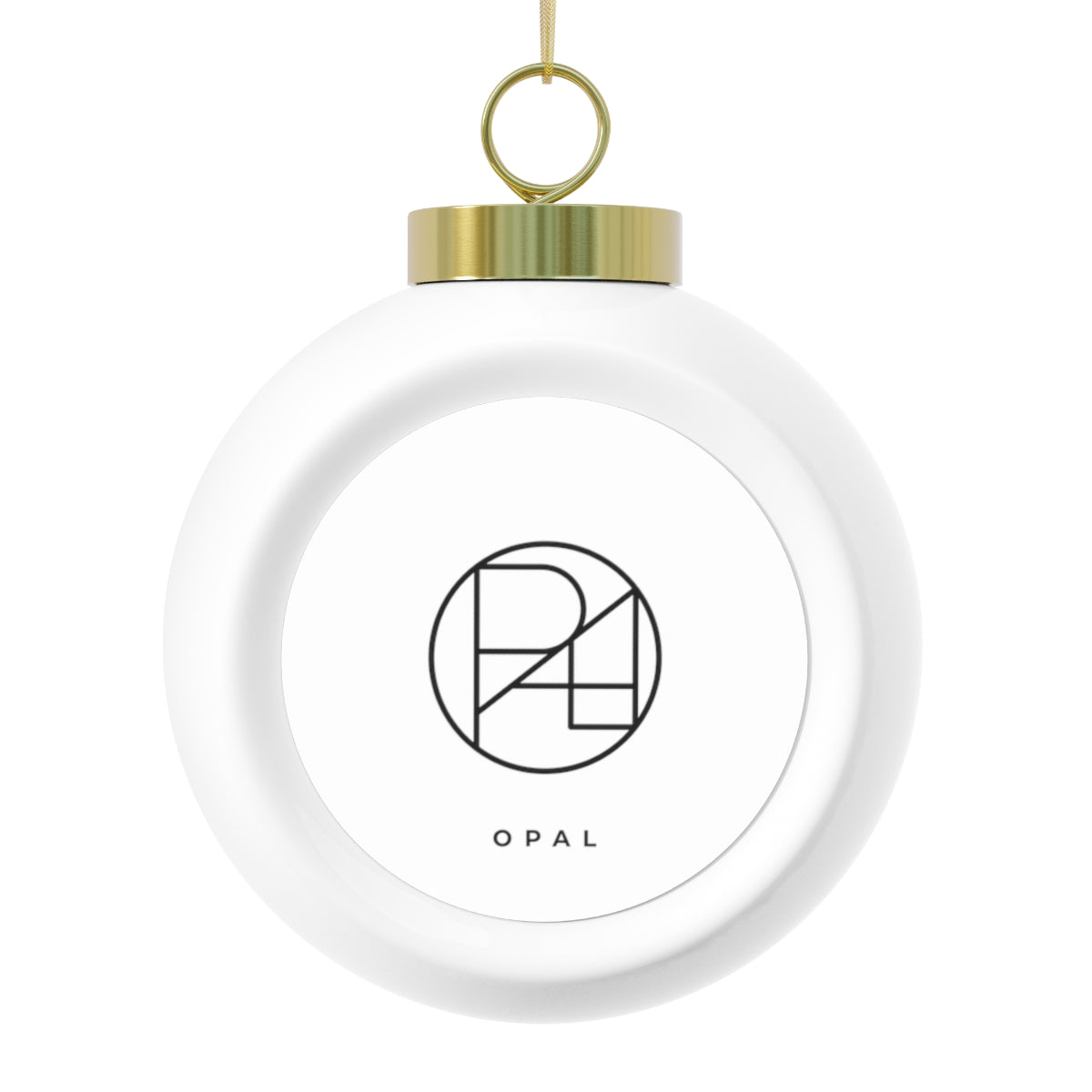Christmas Ball Ornament with Design