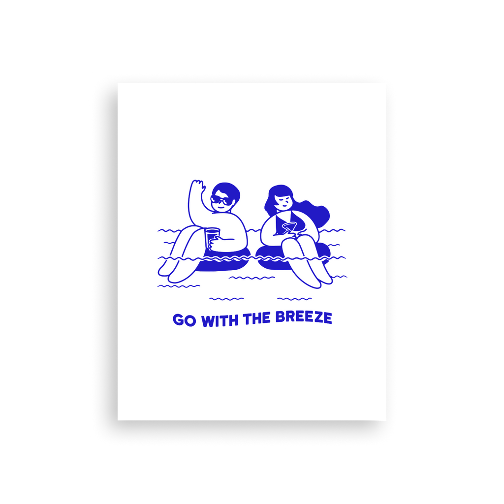 Go with the Breeze Poster