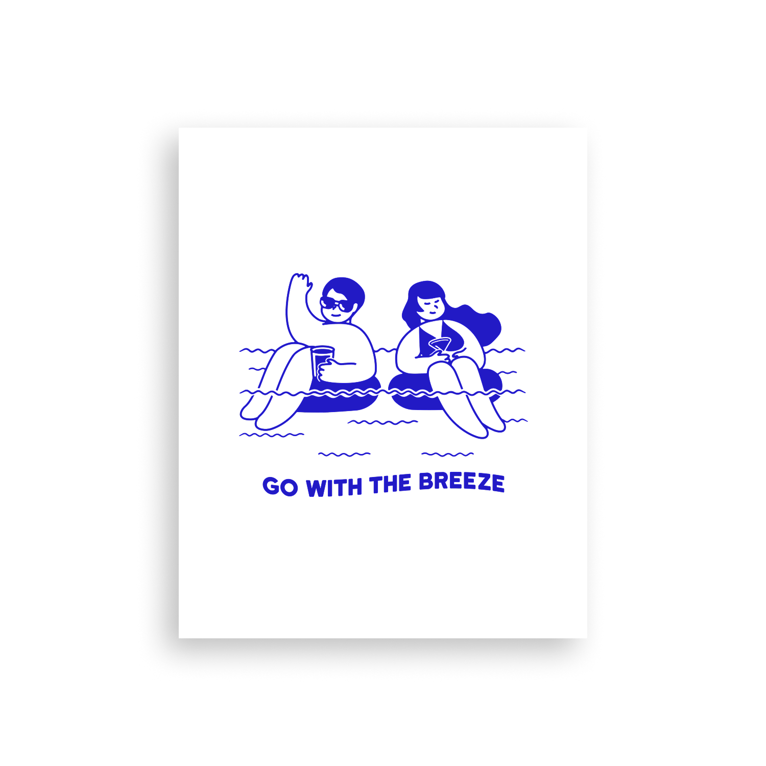 Go with the Breeze Poster