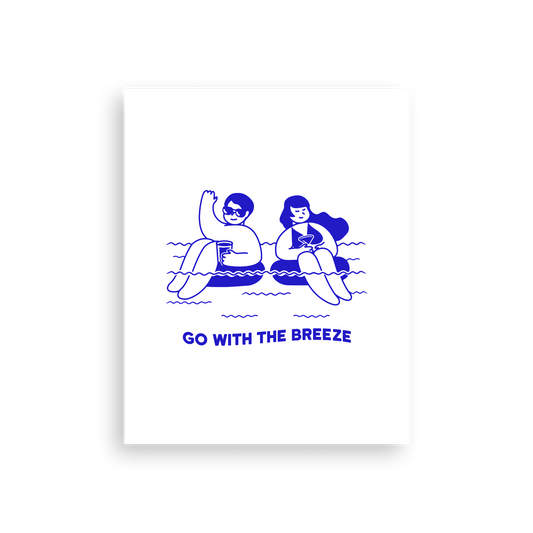 Go with the Breeze Poster