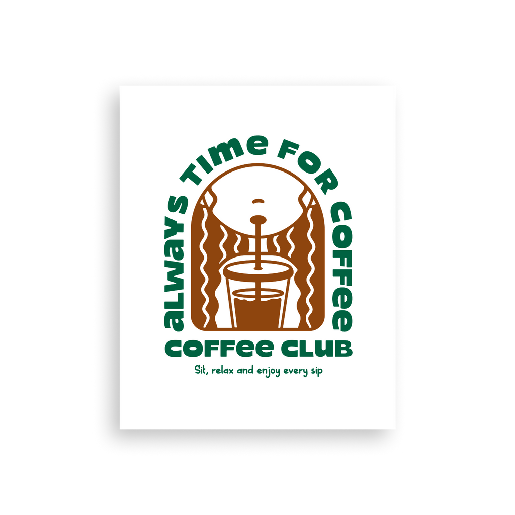 Coffee Club Poster