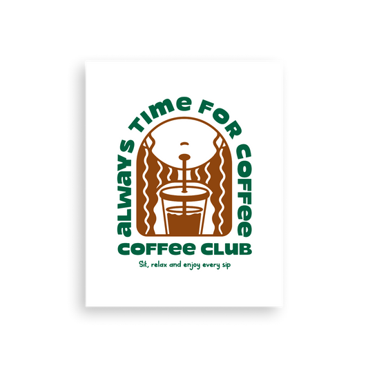 Coffee Club Poster