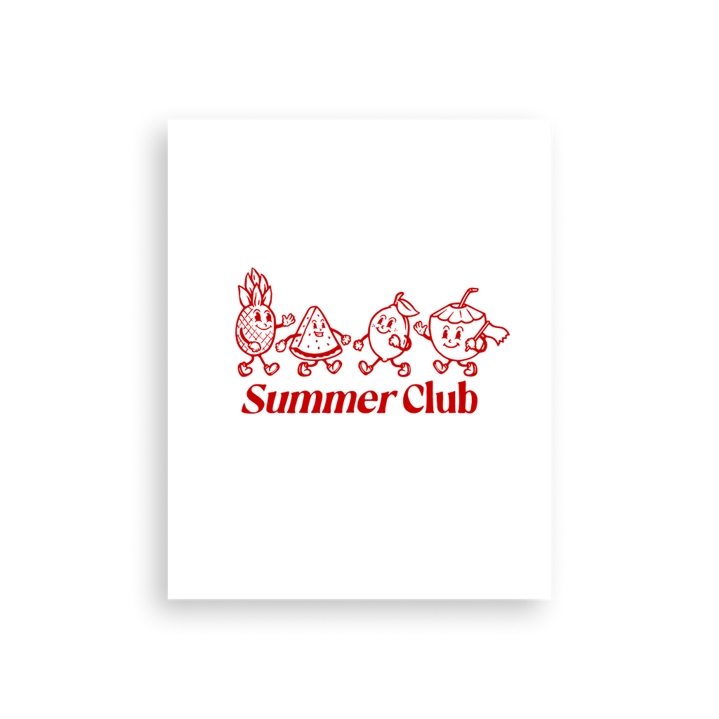Summer Club Poster
