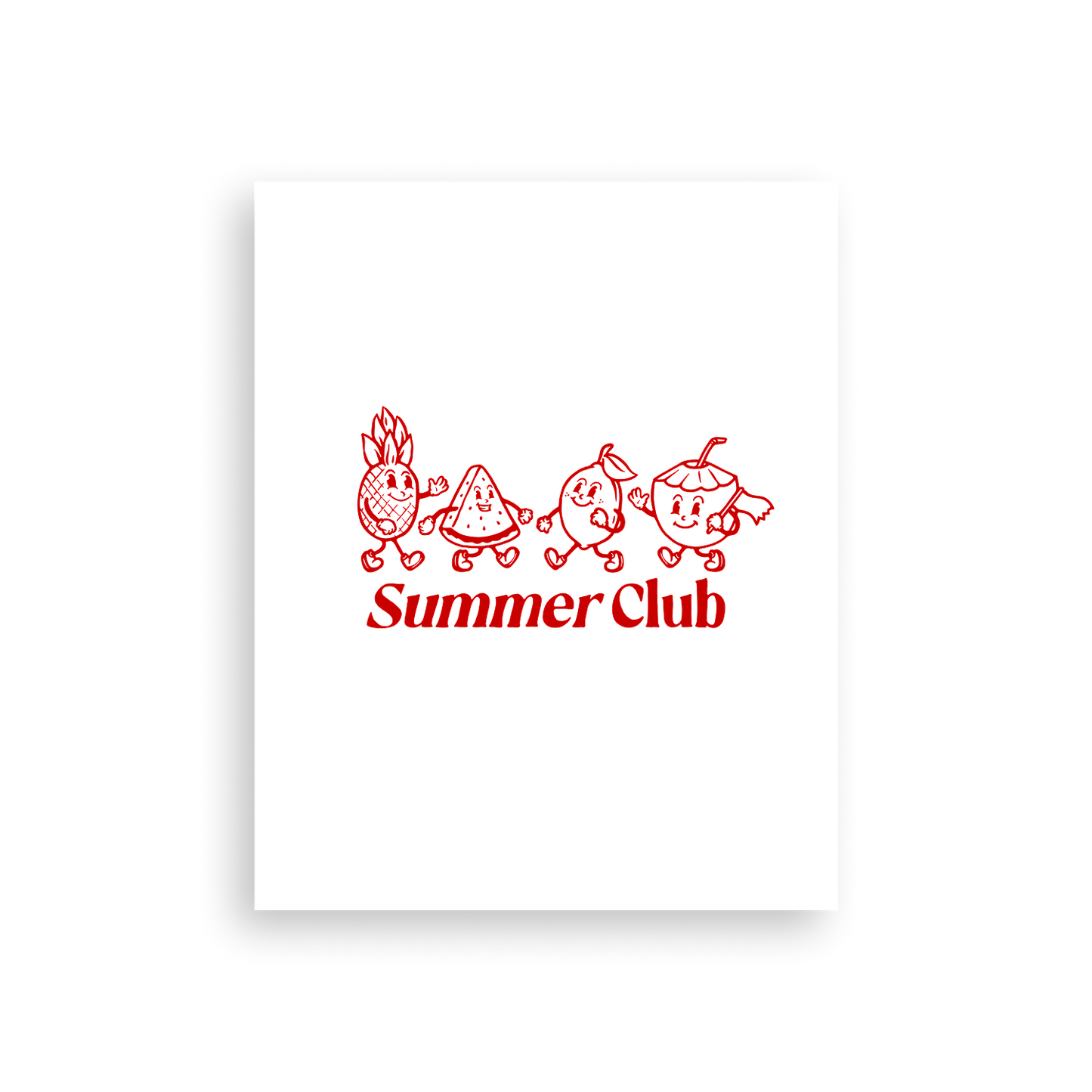 Summer Club Poster