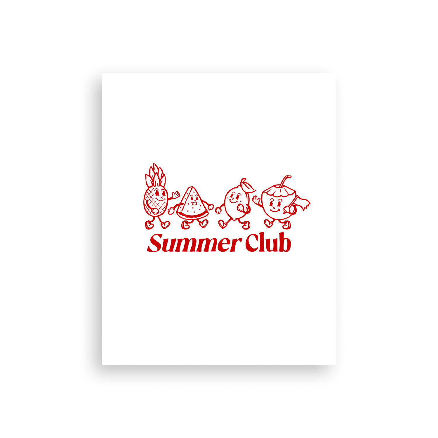 Summer Club Poster