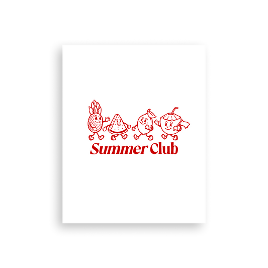 Summer Club Poster
