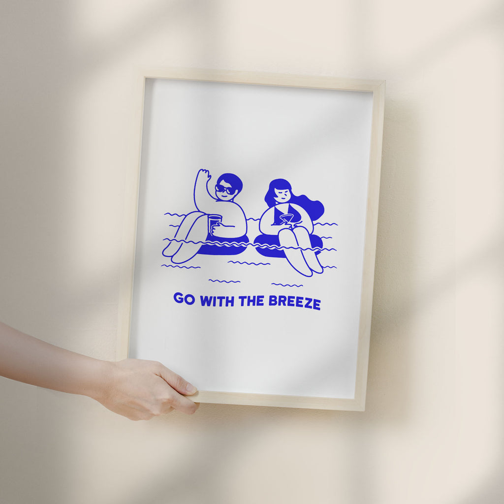 Go with the Breeze Poster