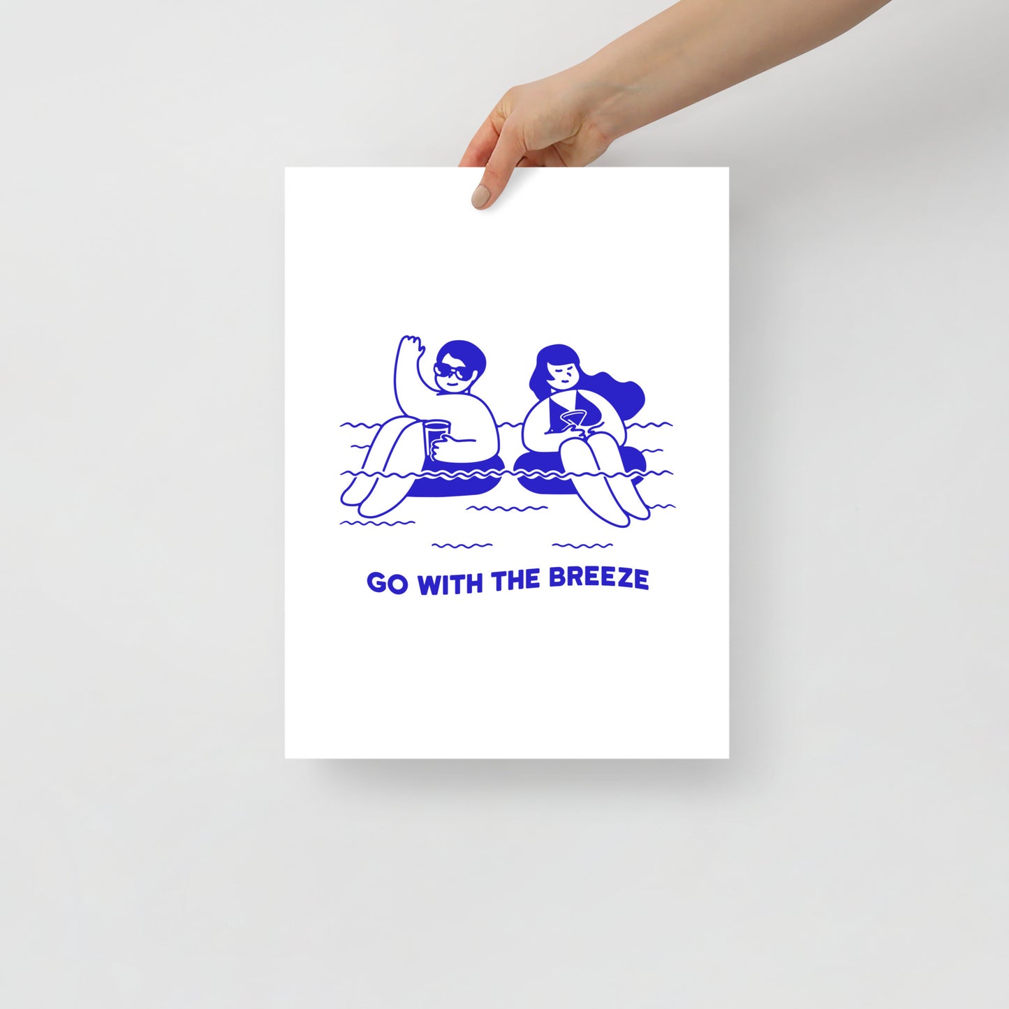 Go with the Breeze Poster