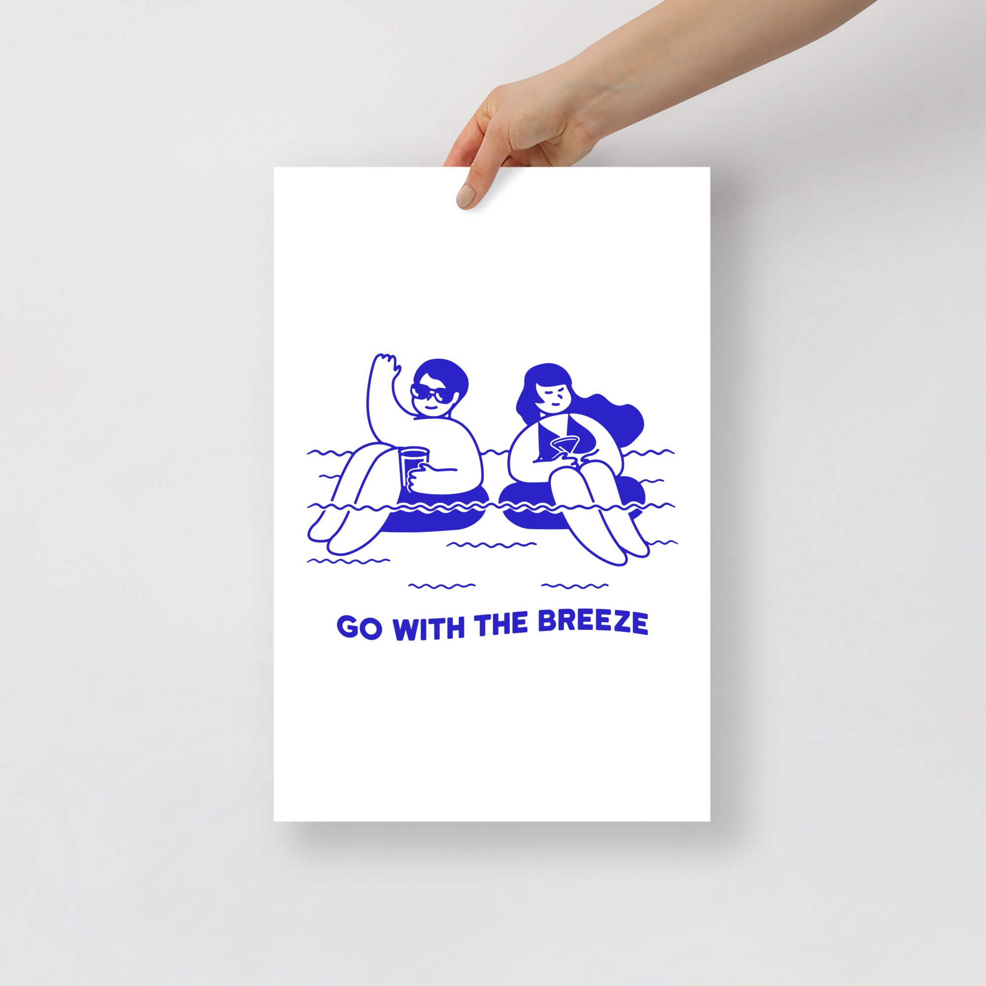 Go with the Breeze Poster