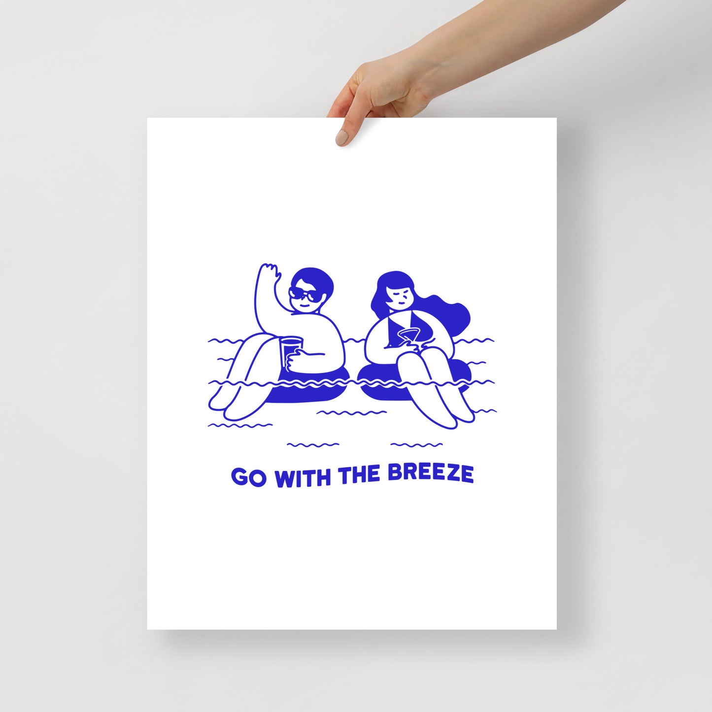 Go with the Breeze Poster