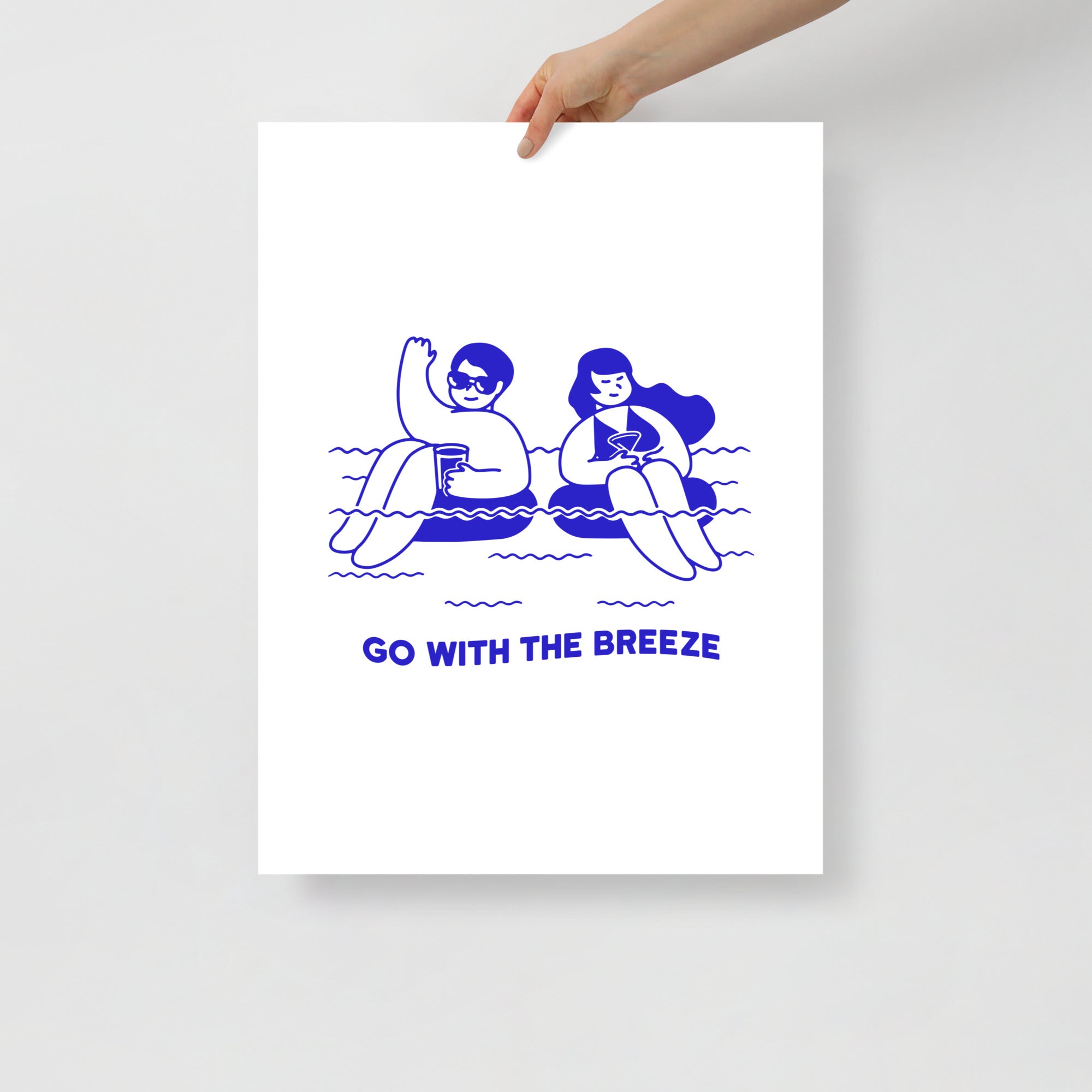 Go with the Breeze Poster