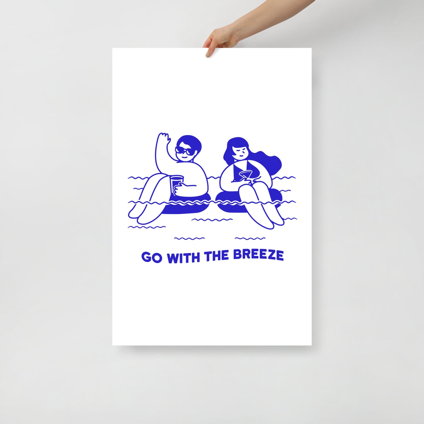 Go with the Breeze Poster