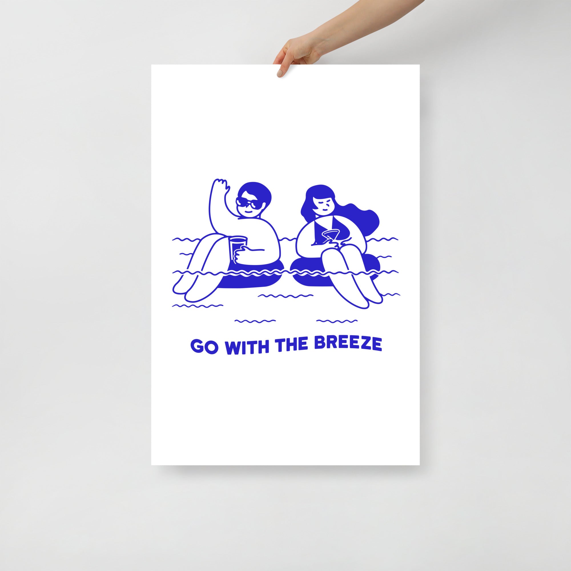 Go with the Breeze Poster
