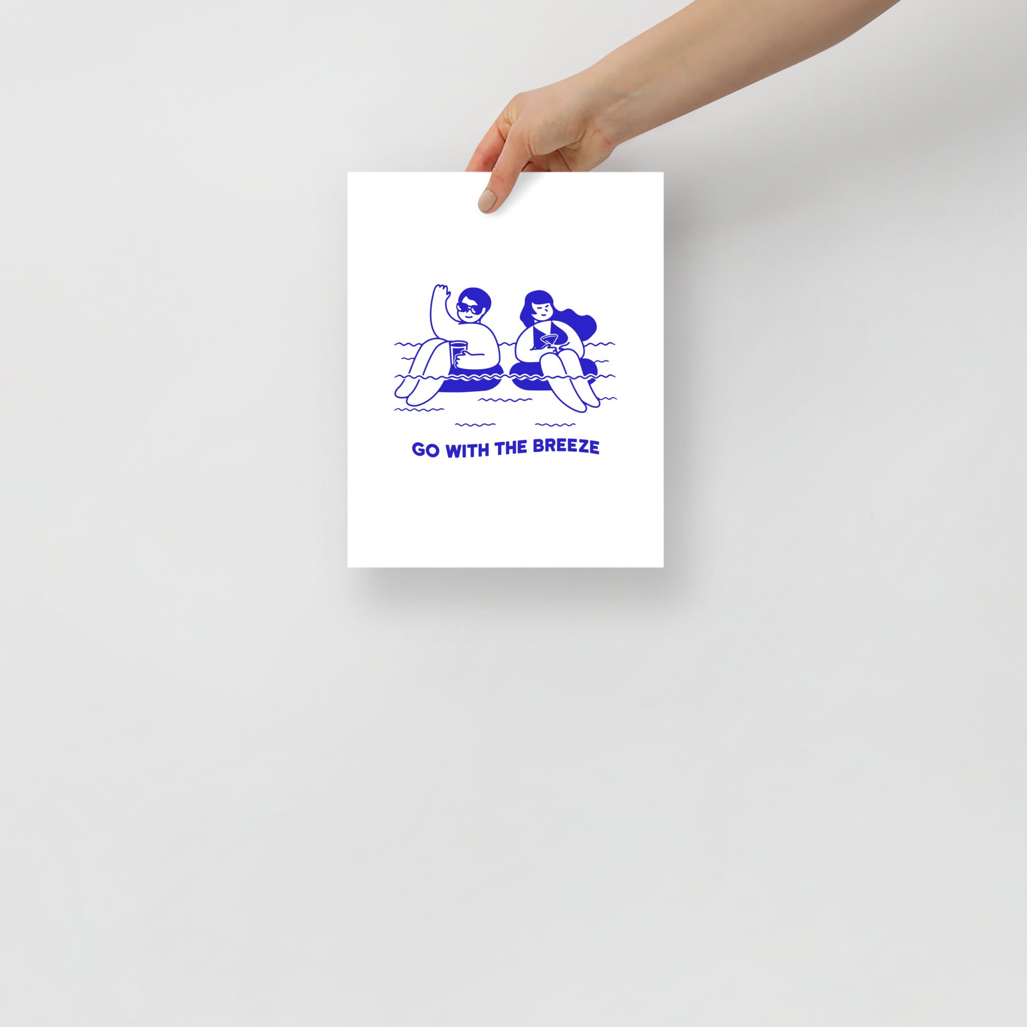 Go with the Breeze Poster