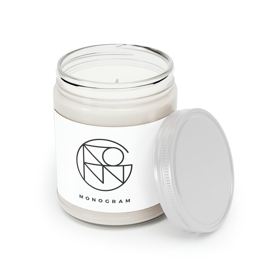 Candle with Design 9oz