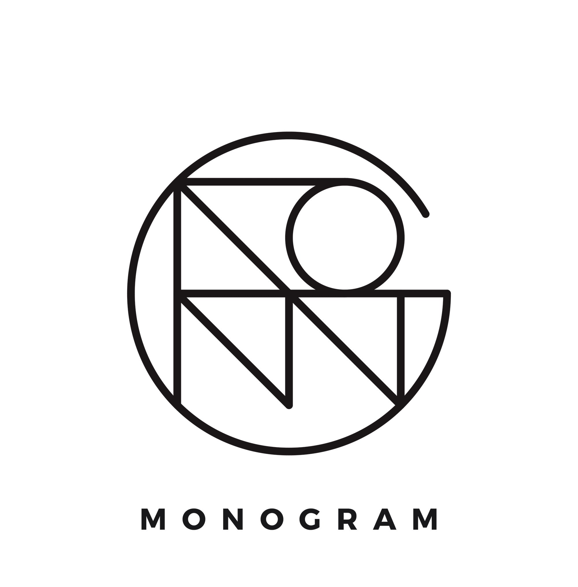 Flower Scope Monogram Logo - Logoku